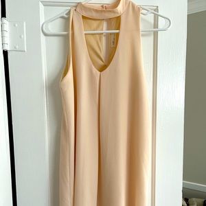 Blush cocktail dress